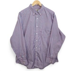 Roundtree & Yorke Gold Label Dress Shirt Mens XL Button Non Iron Performance